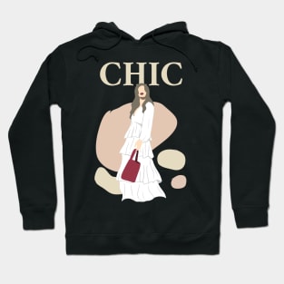 Chic Girl, Fashion Designer Hoodie